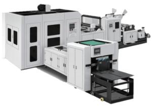 China Primary Shaping Non Woven Fabric Production Line Box Bag Making Machine ZX-LT500 factory