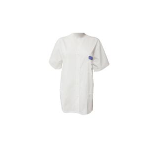 China 136 GSM Polyester 65% Cotton 35% Medical Uniform Printed Medical V Neck Scrubs factory