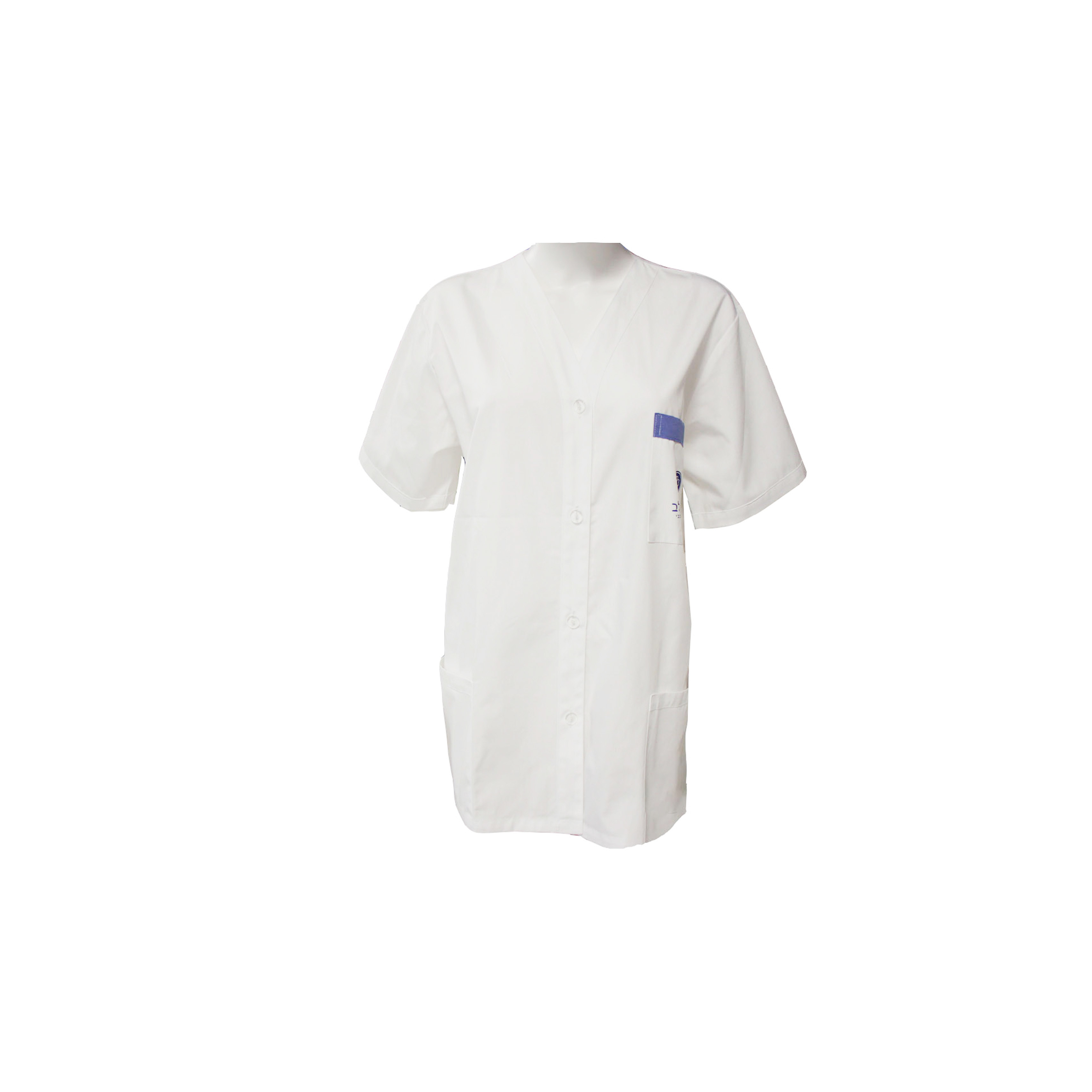 136 GSM Polyester 65% Cotton 35% Medical Uniform Printed Medical V Neck Scrubs