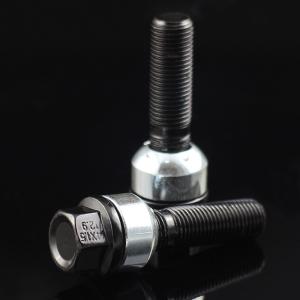 China Grade 12.9 40mm Extended Wheel Bolt &amp; Lug Nut For PORSCHE Black Finish Shank factory