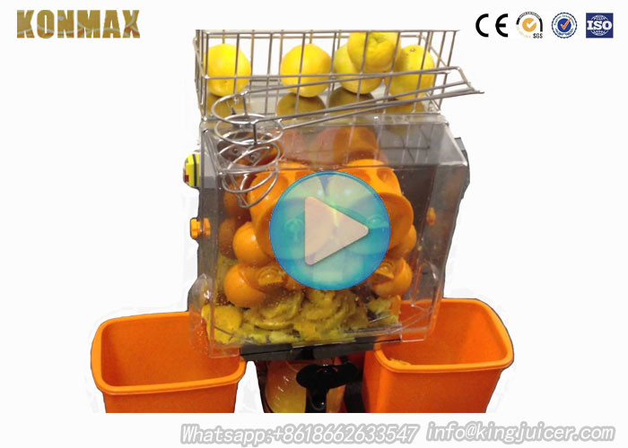 High Output Industrial Orange Juicer Machine Lemon Squeezer With Auto Pulp Removal