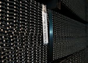 China Flat Top 152.4mm Aperture W2500mm Woven Metal Screen factory
