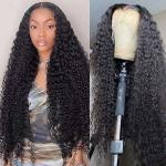 Human Hair Extension Wig For Styling Long Curly Human hair Lace Front Wigs