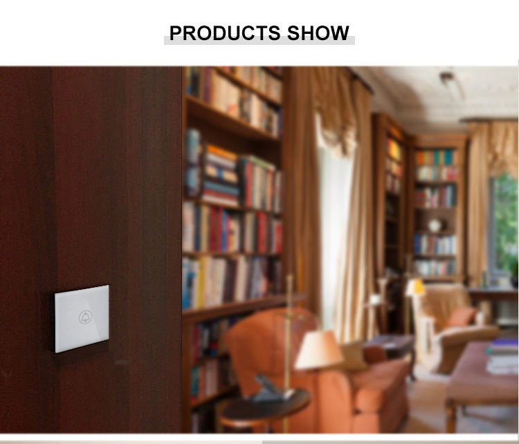 Smart Home Uk Standard 110-220v Hotel&Room Control Doorbell Smart Swtich