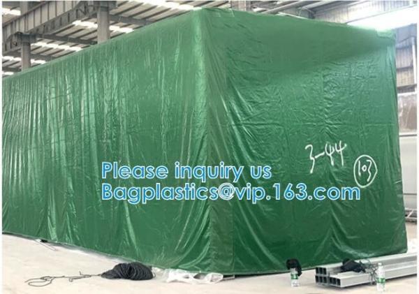 Heavy Duty PVC Truck Coated Tarpaulin, Outdoor Poly Tarp CARGOES COVER, Canvas