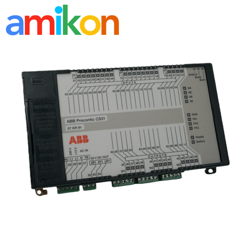 ABB 07KR91 GJR5250000R0101 Procontic CS31 Central Unit with 32-bit Motorola