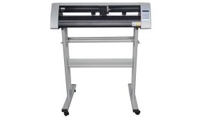China Economical Al Carriage Car Step Motor Vinyl Cutter Plotter Black 1350mm factory