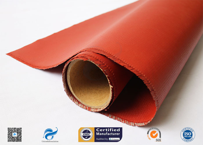 C - Glass 3732 Two Side Red Silicone Rubber Coated Fiberglass Fabric