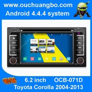 China Ouchuangbo Toyota Corolla 2004-2013 audio dvd gps android 4.4 OS S160 plataform BT 3G WIFI factory