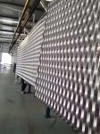 Aluminum expanded metal mesh Curtain Wall GOLD COPER COLOUR