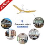 Energy Saving 230V LED 64 Inch Ceiling Fan With Light And Remote