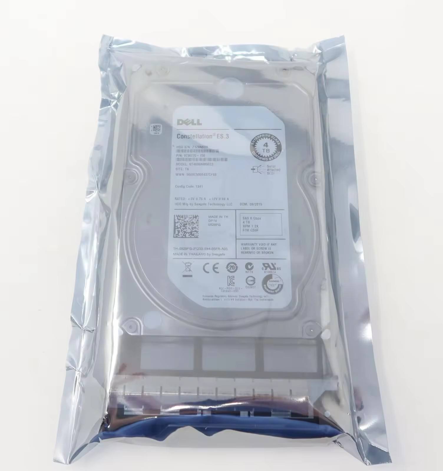ST4000NM0023 Seagate 4TB 7200RPM 128MB Cache SAS 6Gb/s 3.5" Enterprise Internal Hard Drive with 1.5Gb/s Interface Rate