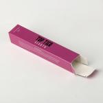 Tuck End Cosmetic Packaging Box White Paper Pink Printing Eyeliner Packaging