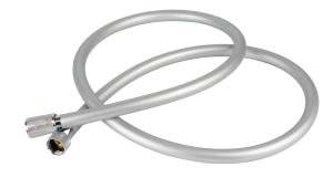 China Shinning Silver Color Food Grade Silicone Shower Hose for Shower Room factory