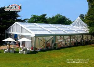 China 500 People Arabian High Peak Tent with White Roof for Outdoor Parties and Weddings factory