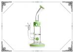 Mini Bong Glass Water Bubbler Tornado Double Showerhead Perc