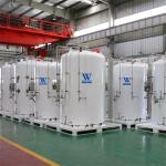 3 Cubic Meters Cryogenic Micro Bulk Tanks For Lo2 Ln2 Lar