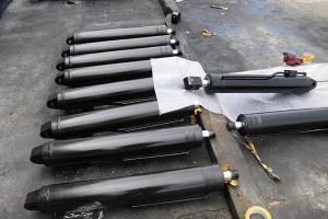 China Long Short Stroke Hydraulic Cylinder / Single Piston Hydraulic Ram Cylinder factory