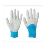 Kids Outdoor Use Pink Polyester Hand Work Latex Palm Coated Gloves