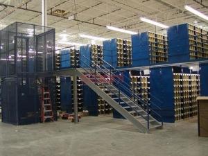 China Exhibition Mezzanine Floor Platform , Warehouse Mezzanine Floors Customized Height factory