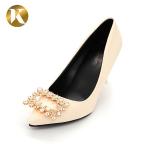 Charm Women'S Metal Shoe Buckle Accessory 70*45mm Size Vintage Style