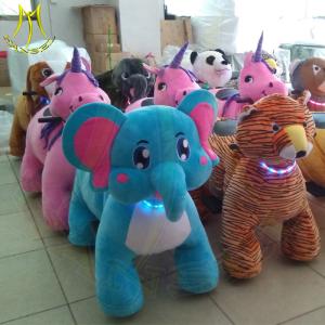 China Hansel hot selling mall stuffed rides for kids walking animal toys for adult factory