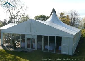 China Beautiful Luxury European Style Tents 10m * 20m Double - Wing Glass Door factory