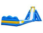 Aldult Outdoor Rental Inflatable Large Water Slides With Pool