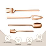 Stainless Steel Cutlery Set 24 Piece Wall-mounted Tableware Set Western