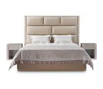 Leather Modern King Size Bedroom Furniture Luxury Bed
