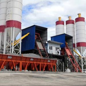 China Compact Type Mobile Batching Plant 35m3/h Ready Mix Concrete Plant factory
