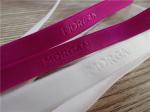 Pink Soft Elastic Band High Frequency Fashion 3D Or Logo On Webbing For