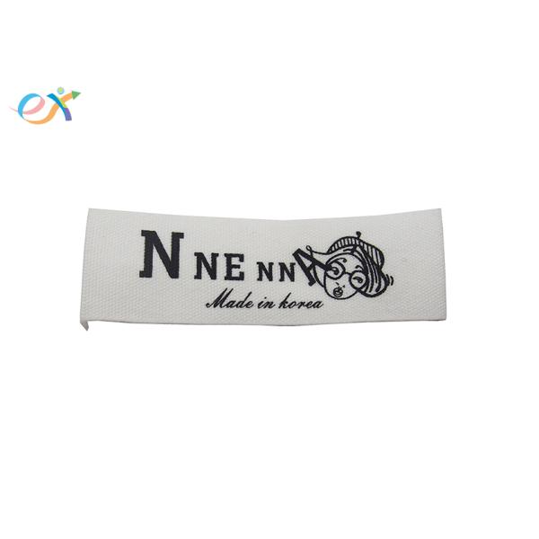 Personalized Rectangle Printed Custom Woven Label Satin Craft Ribbons Tag