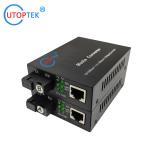 10/100Mbps Fiber media converter 20km single SC fast Ethernet RJ45 to Fiber