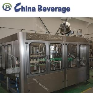 China Glass Bottle Carbonated Soft Drink Filling Machine , Full Automatic Water Bottling Machine factory