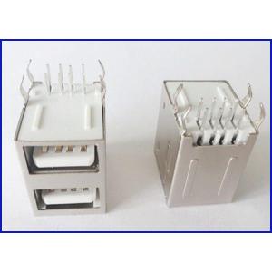 China Double USB Connector Rightangle on sale