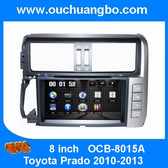 Ouchuangbo Wholesale Car Radio GPS Stereo DVD Player for Toyota Prado 2010-2013 OCB-8015A