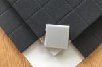 Hotsale 25x25x4MM Black Glass Protector Rubber Eva Pads for Glass Packing &