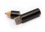 2 GigaByte 2.0 Bamboo Usb Sticks Pencil Shape With Laser Engaved Logo