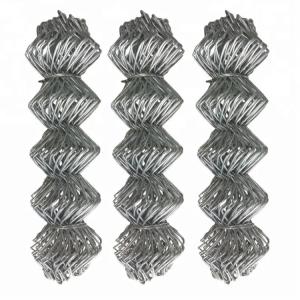 China High Quality Finest Price Galvanized Chain Link Fence Wire Mesh Used Chain Link Fence Panels Wire Fence Chain Link factory
