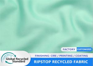 China Waterproof 39GSM 400T Ripstop Recycled Plastic Fabric factory