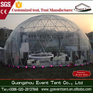China Outdoor Event / Expedition Dome Tent Canopy With Single Swing Glass Door factory