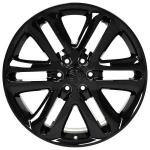 Chrome Black 3918 22 Inch Ford Replica Wheels 22x9 for Trucks F150 Style