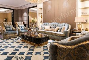 China Coffee table marble coffee table neo classical furnitrue living room furniture TT-018 factory