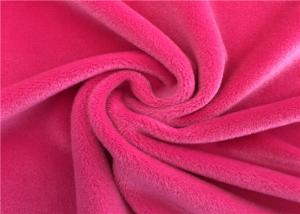China Polyester Spandex Stretch Velvet Fabric Plush Toy Super Soft 230GSM 1.5MM PLIE factory
