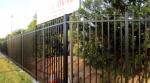Customized Black Zinc Steel Metal Garrison Fence Panels Maintenance Free