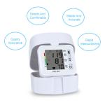 White Daily Checks Hospital LCD Digital Home Blood Pressure Device Rapid