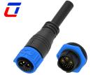 16 Pin Self Locking IP67 Power Connector 3 Pin Male Waterproof Power Cable