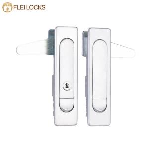China Electrical Cabinet Plane Push Button Swing Handle Lock factory