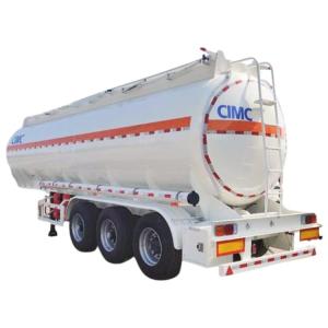China Tri Axles Petrol Oil Tank Fuel Tanker Semi Trailer 40000 50000 Liters Aluminum Transport for Sale factory
